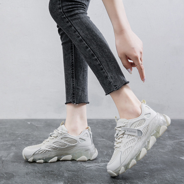 Γυναικεία αθλητικά αθλητικά παπούτσια με τραχιά σόλα