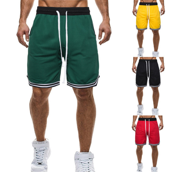 Meeste vabaaja lühikesed lipsudega lühikesed püksid