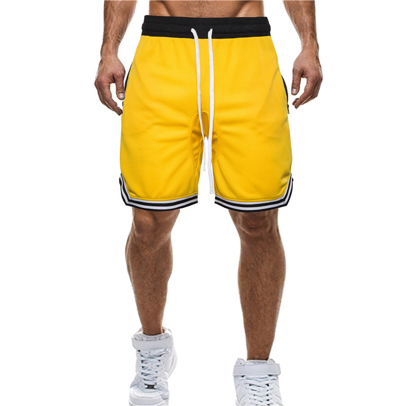 Meeste vabaaja lühikesed lipsudega lühikesed püksid