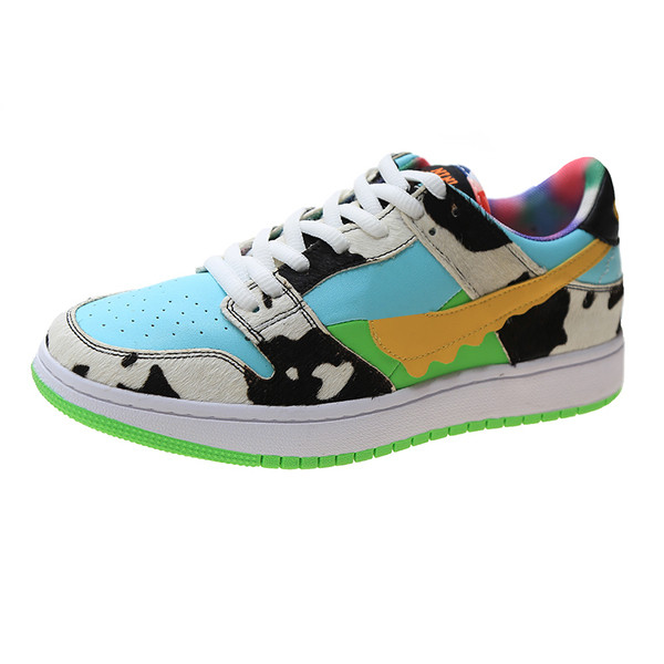 Színes női alkalmi tornacipő lapos talppal