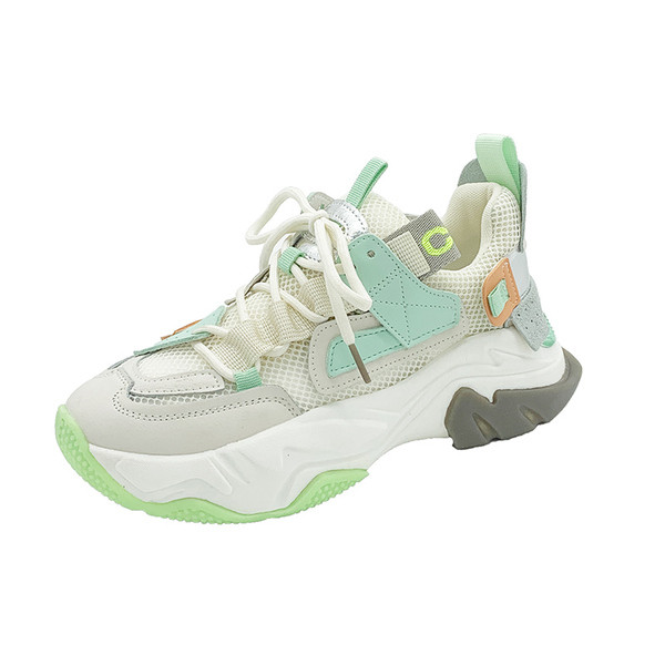 Női sport- és alkalmi tornacipő színes talppal