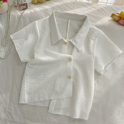 Alkalmi női sifon ing klasszikus gallérral