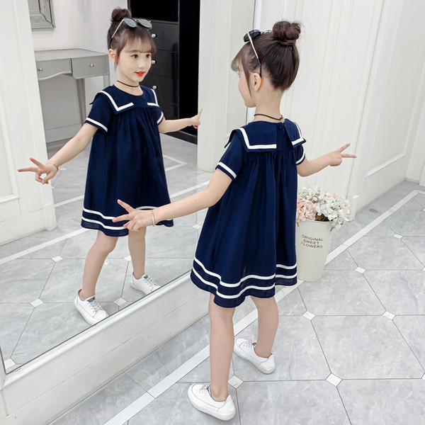 Nyári gyerekruha O-nyakkal