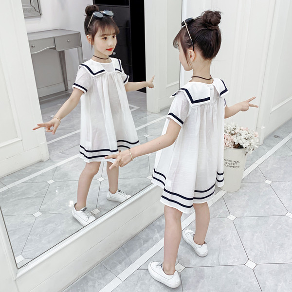 Nyári gyerekruha O-nyakkal