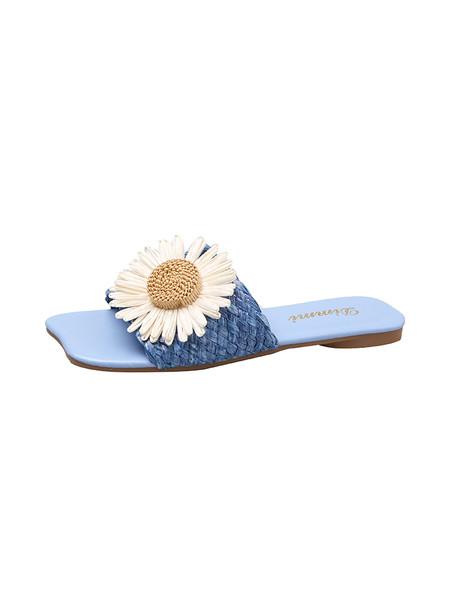 Lameda talla ja lillekujulise 3D kaunistusega naiste sussid