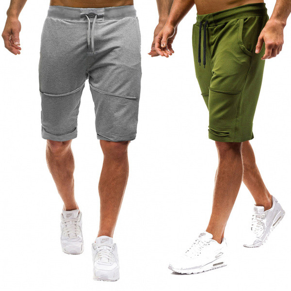 Aktuális férfi rövidnadrág 3/4 hosszúságú gumis derékkal