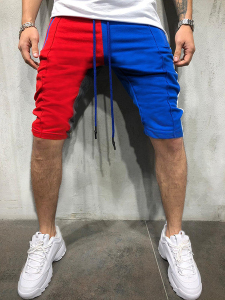 Modern férfi rövidnadrág 3/4 hosszúságú, rugalmas derékkal