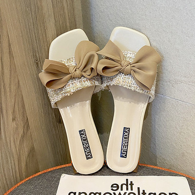 Naiste moodsad lameda talla ja pruuni paelaga sussid