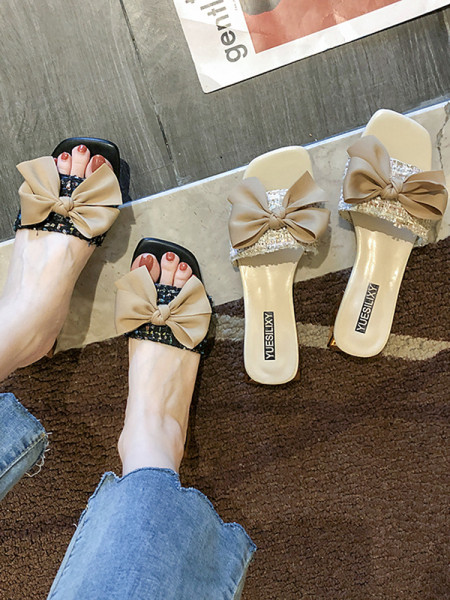 Naiste moodsad lameda talla ja pruuni paelaga sussid