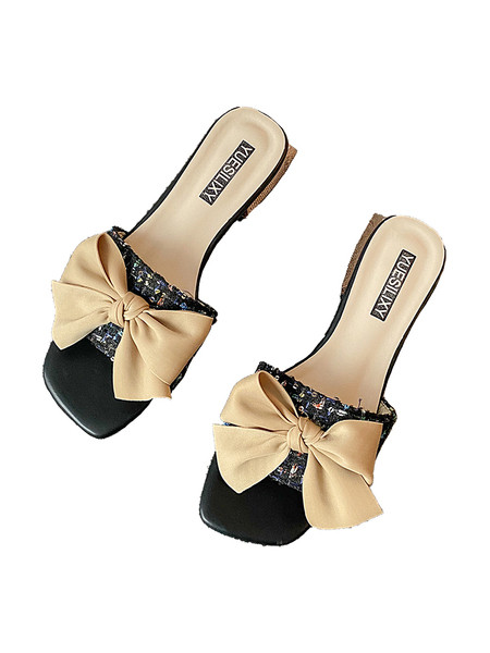 Naiste moodsad lameda talla ja pruuni paelaga sussid