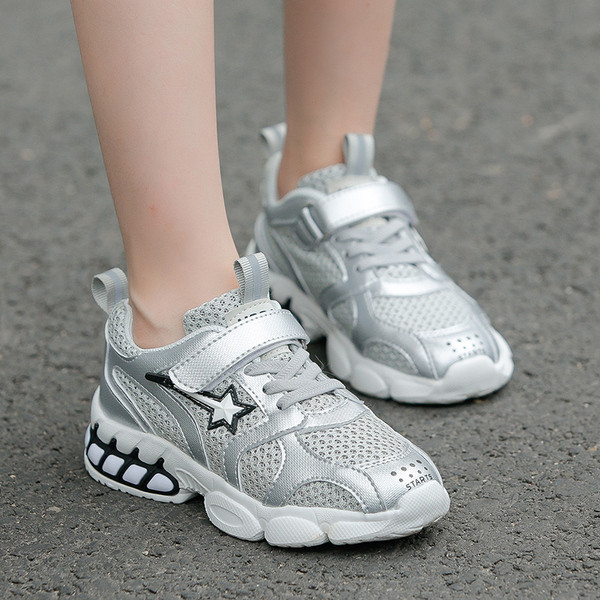 Нов модел детски дишащи маратонки за момичета