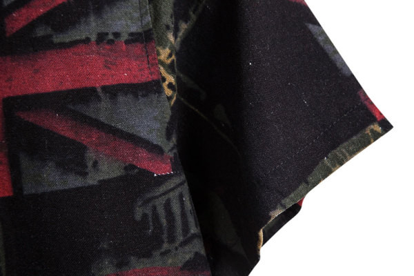 Цветна мъжка риза с класическа яка и къс ръкав