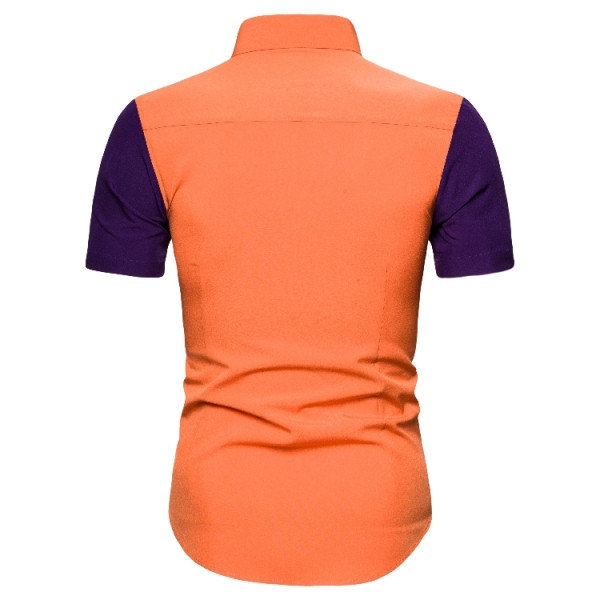 Нов модел мъжка риза с класическа яка и къс ръкав