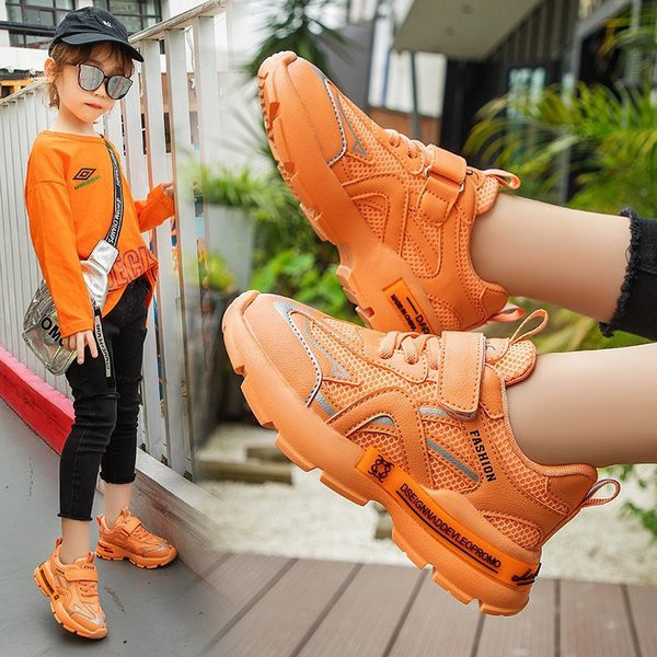 Детски дишащи маратонки с надписи за момичета