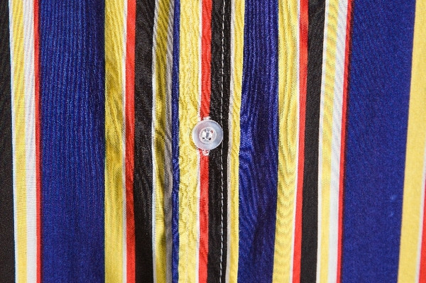 Раирана мъжка риза с къс ръкав и джоб