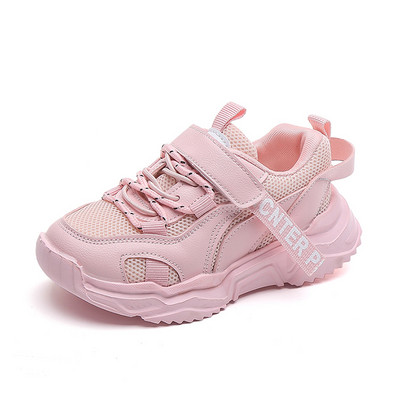 Ležerne dječje tenisice s mrežicom i naljepnicama za djevojčice