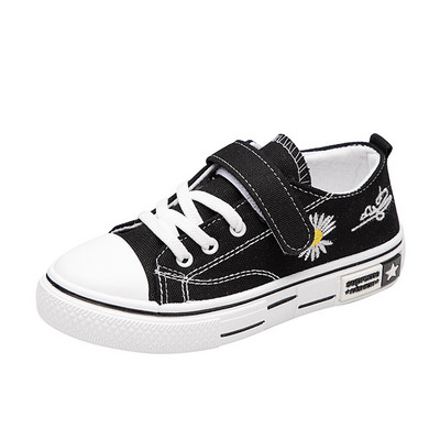 Ležerne dječje tenisice s vezom i naljepnicama za djevojčice