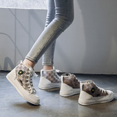 Ženske ležerne tenisice s ravnim potplatom i mrežicom