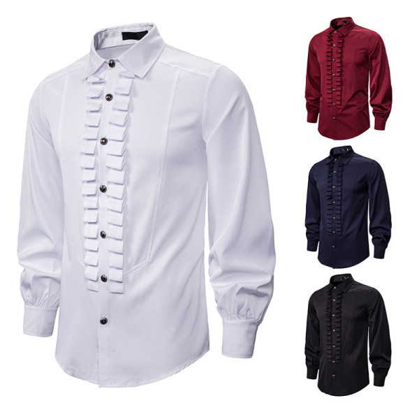 Aktuelna muška košulja dugih rukava, klasične kragne i dugmadi