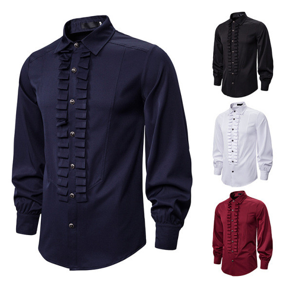 Aktuelna muška košulja dugih rukava, klasične kragne i dugmadi