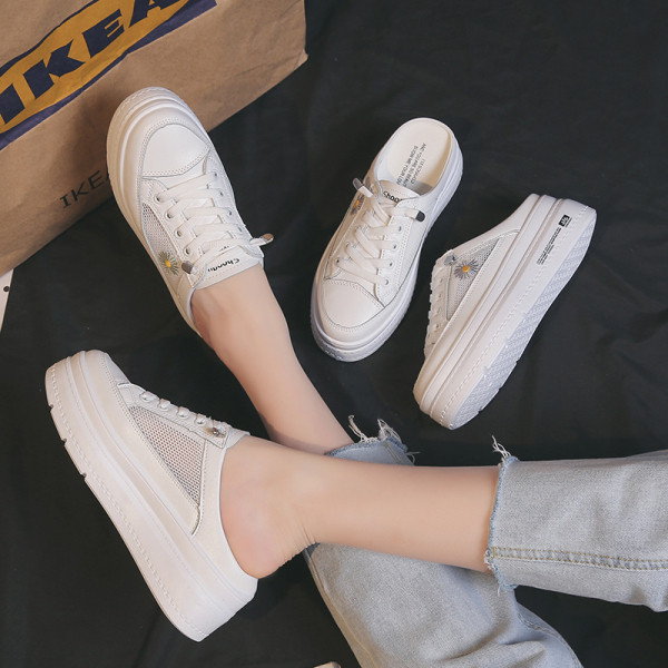 Дамски ежедневни полуотворени обувки 