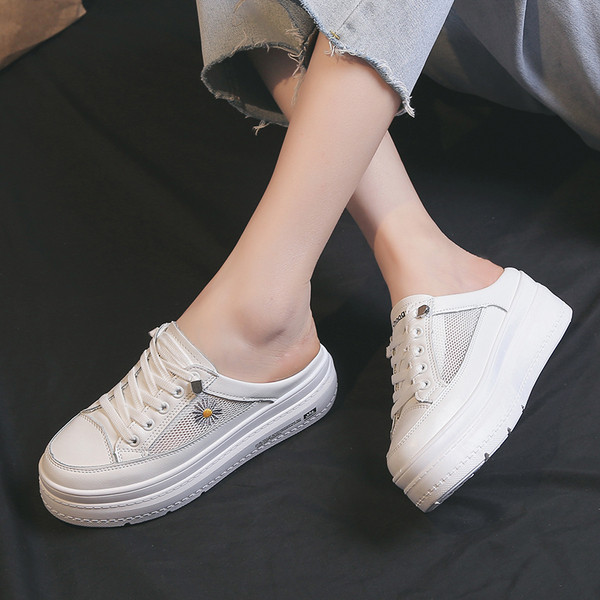 Дамски ежедневни полуотворени обувки 