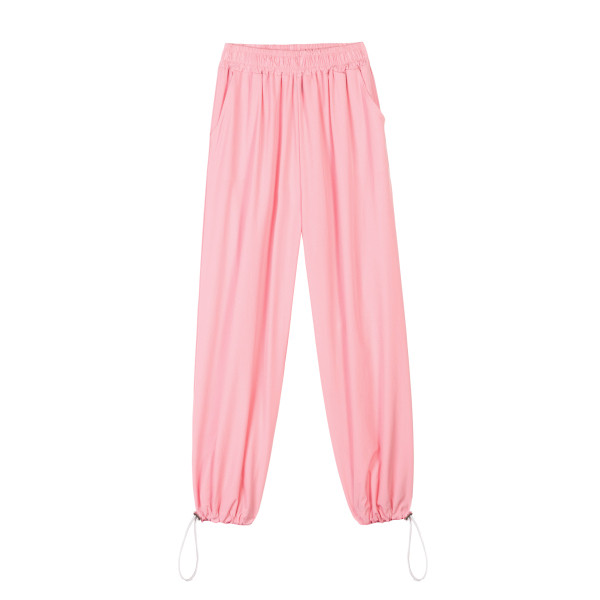 Дамски панталон с кант и ластична талия