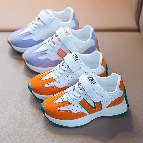 Ежедневни детски маратонки с мека подметка и лепенка