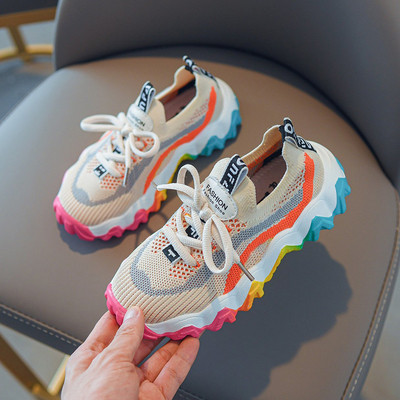 Детски маратонки с груба подметка за момичета