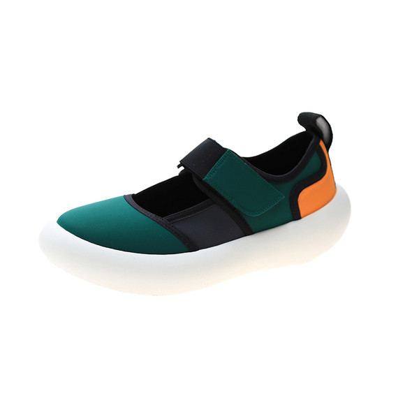 Ženske casual cipele s ravnim potplatom i čičkom