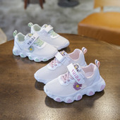 Dječje tenisice s mrežicom i vezom za djevojčice