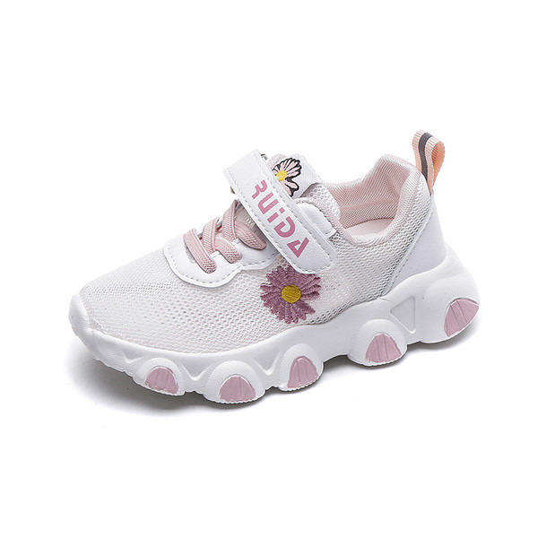 Dječje tenisice s mrežicom i vezom za djevojčice