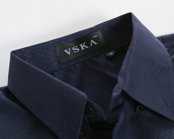 Класическа мъжка риза втален модел с дълъг ръкав