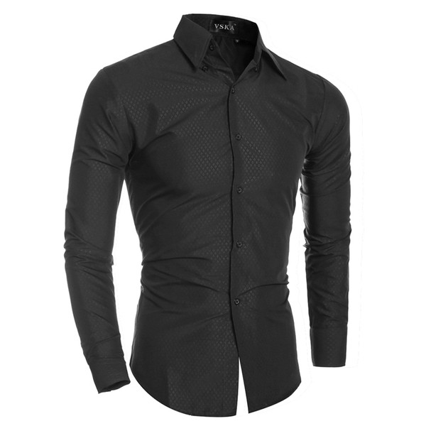 Класическа мъжка риза втален модел с дълъг ръкав