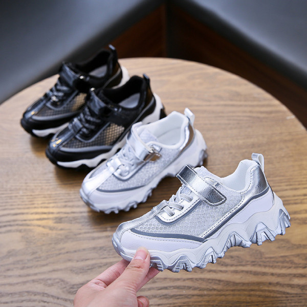 Dječje mrežaste tenisice s grubim potplatom za djevojčice