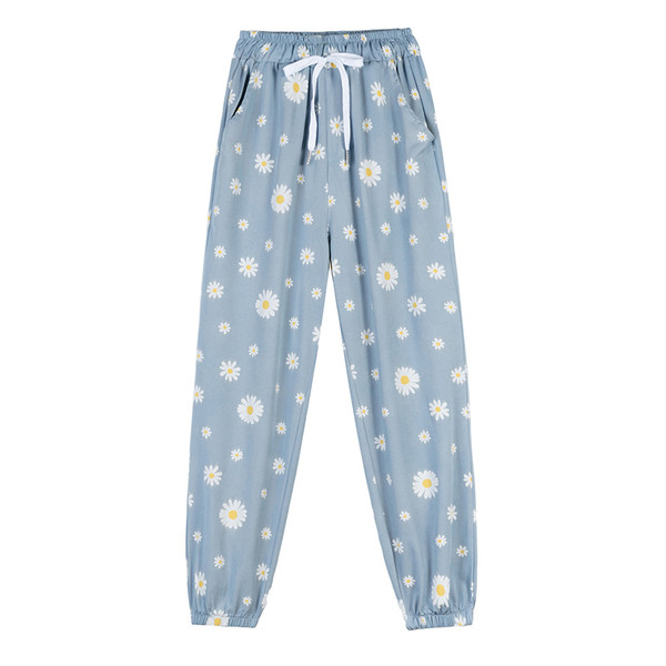 Ženske hlače s elastičnim strukom i vezicama