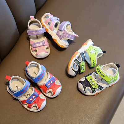 Ежедневни детски сандали с апликация за момчета и момичета