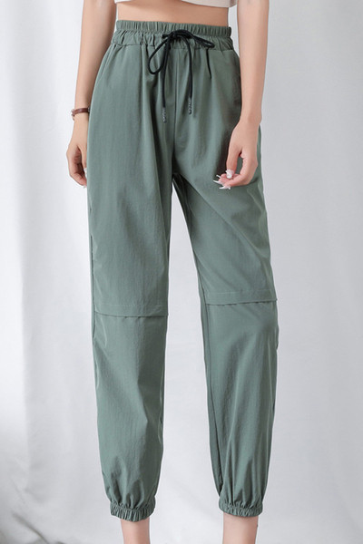 Novi model dugih ženskih hlača sa elastikom u struku i vezicama