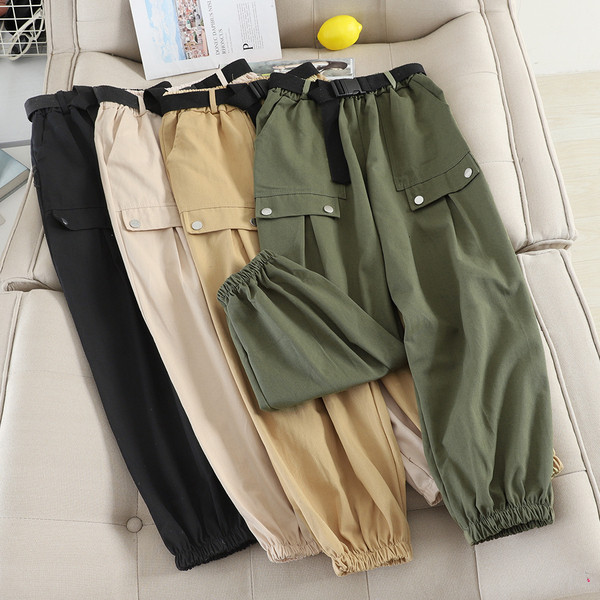 Aktualne ženske hlače s visokim strukom i remenom