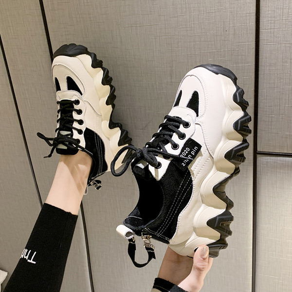 Sportske zimske ženske tenisice s grubim potplatom