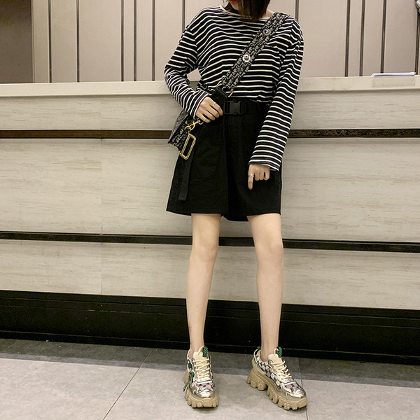 NOVO Ženske moderne tenisice s grubim đonom