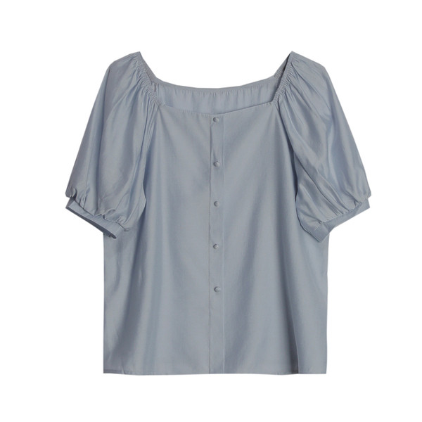 Ženska košulja s četvrtastim izrezom i 3/4 rukavima