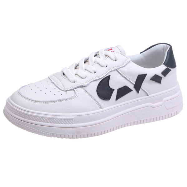 Ženske casual tenisice od eko kože sa ravnim đonom