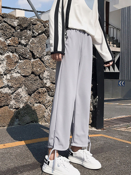 Ženske hlače s visokim strukom i vezicama