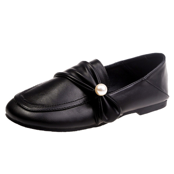 Kožne ženske casual cipele s ravnim potplatom