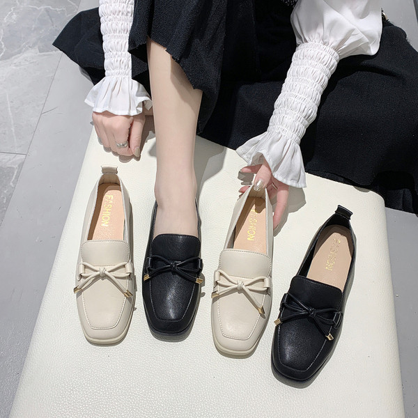 Kožne ženske casual cipele s trakom
