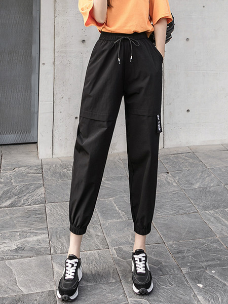 Moderne ženske hlače s vezicama