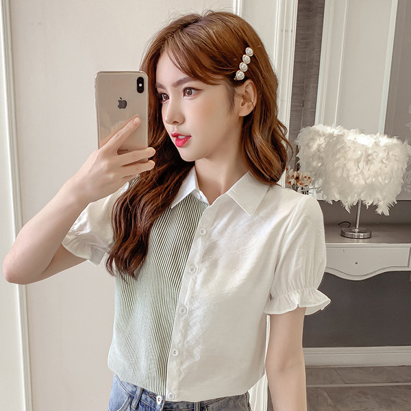 Novi model ženske košulje sa klasičnom kragnom i kratkim rukavima