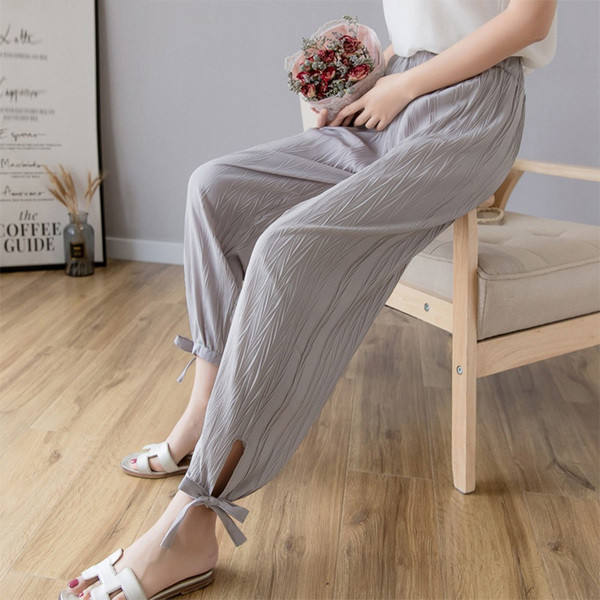 Női magas derekú sifon nadrág