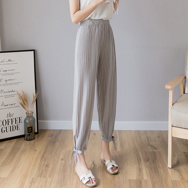 Női magas derekú sifon nadrág